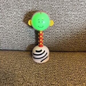 SmartNoggin Nogginstik Multicolor Spinner Rattle Baby Toy Light 0-12 Months